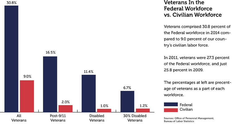 Veterans in the federal workforce