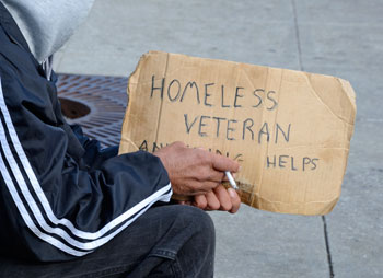 Homeless veterans in the U.S.