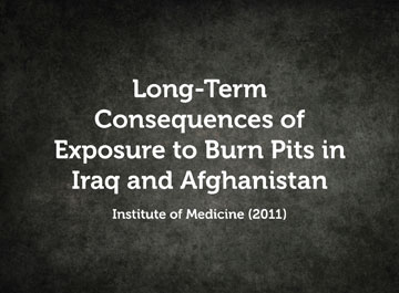 Long-Term Consequences of Exposure to Burn Pits in Iraq and Afghanistan