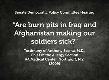 Are burn pits in Iraq and Afghanistan making our soldiers sick?