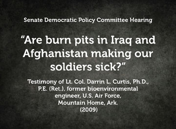 Are burn pits in Iraq and Afghanistan making our soldiers sick?