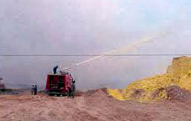 Mishraq State Sulfur Fire